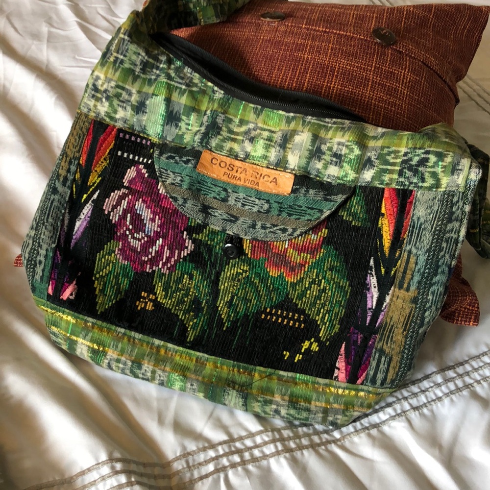 Boho crossbody Pura Vida bag from Costa Rica